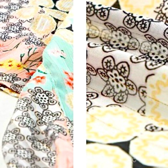 NEW! Semi-shear, multicolour Kimono - Picture 6 of 6